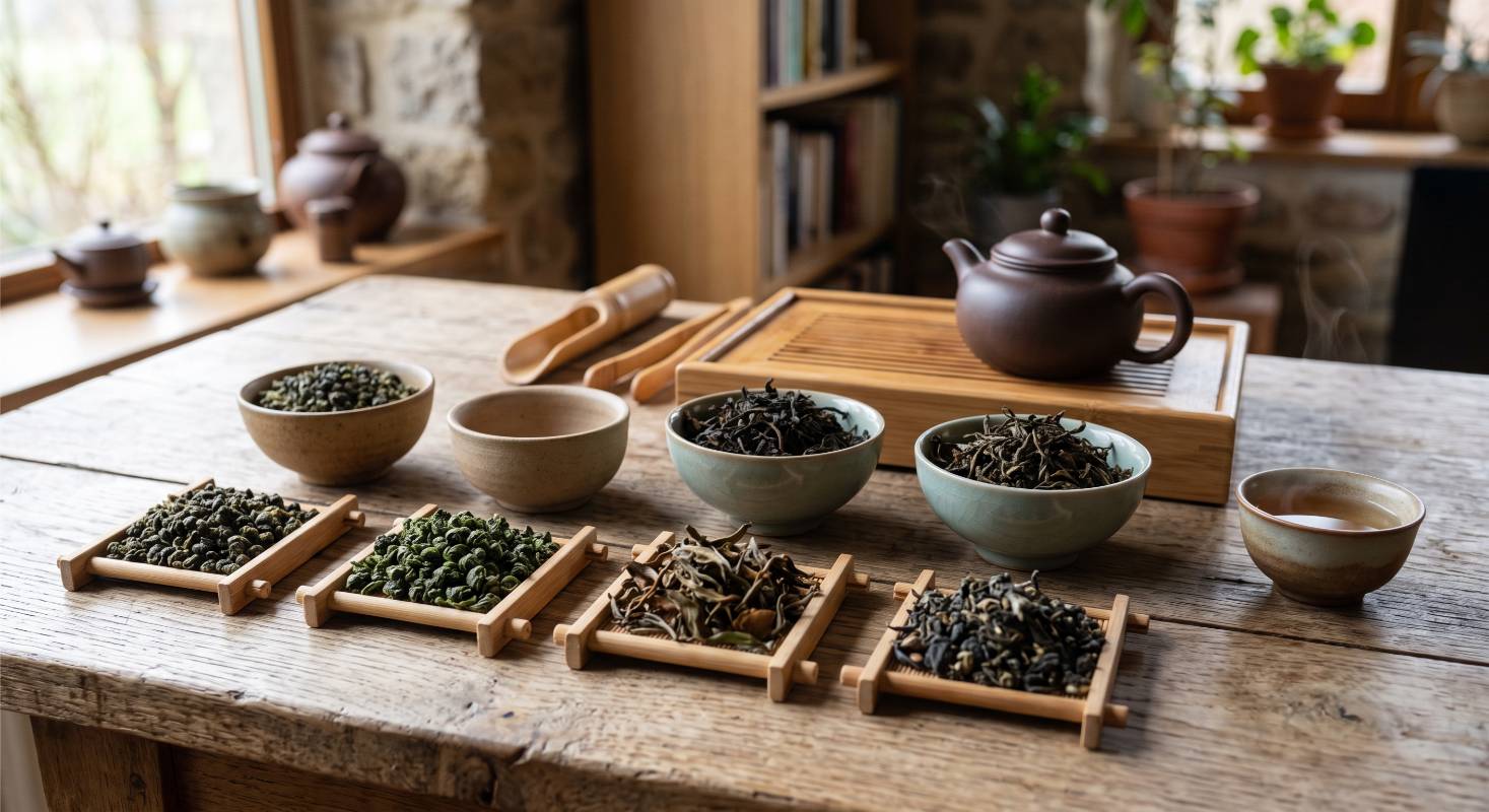 Verschillende oolongs om te ontdekken