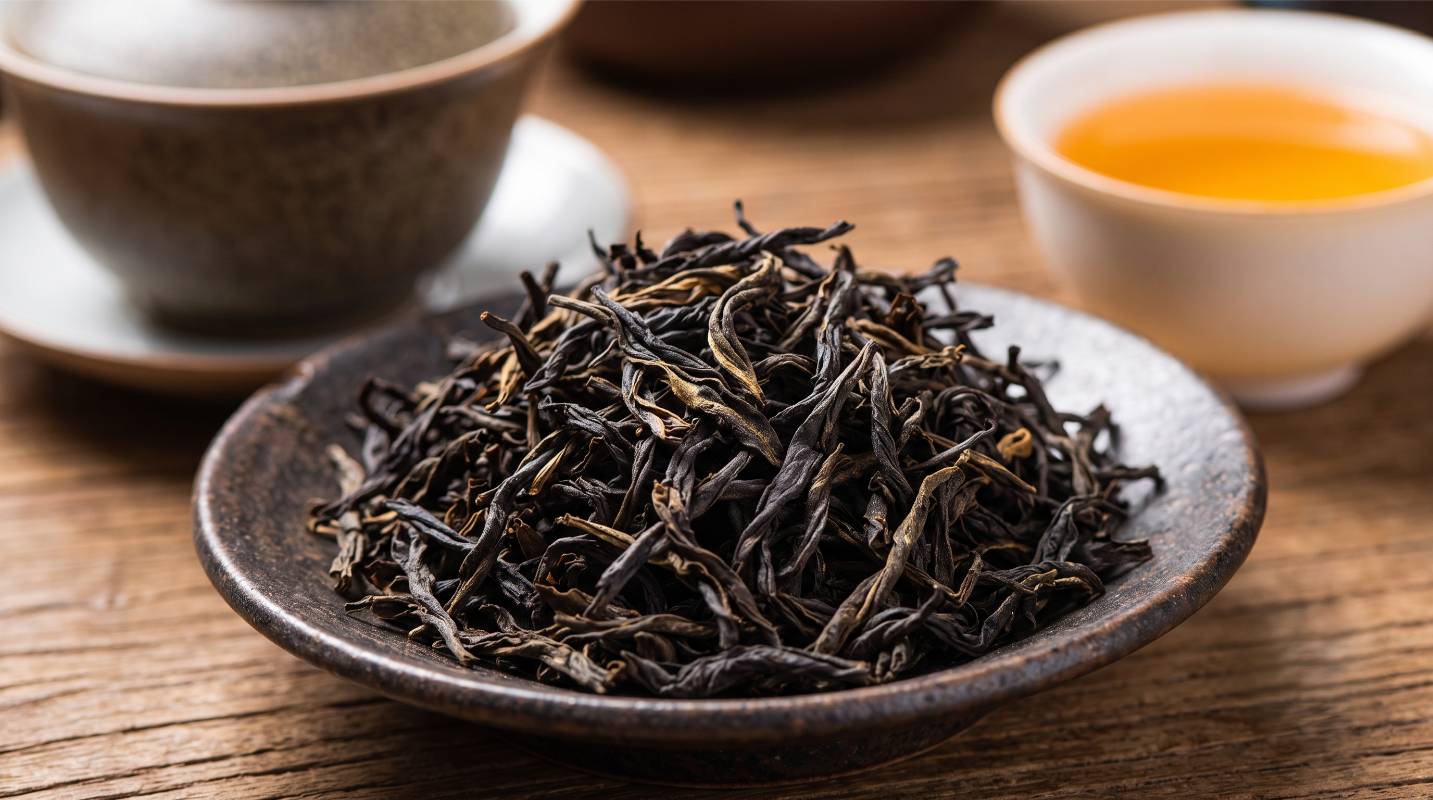 Gedraaide Mi Lan Xiang Dancong bladeren