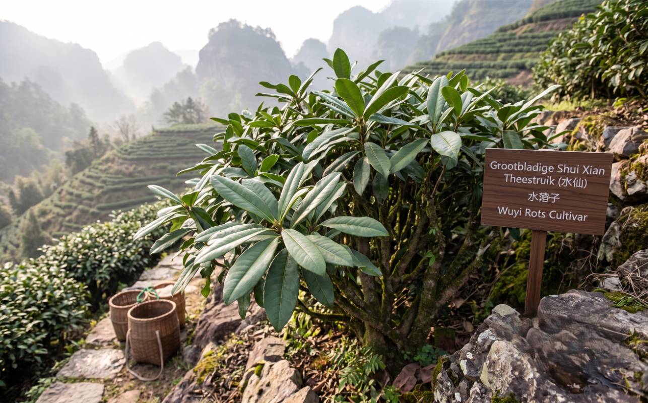 Grootbladige Shui Xian theestruik