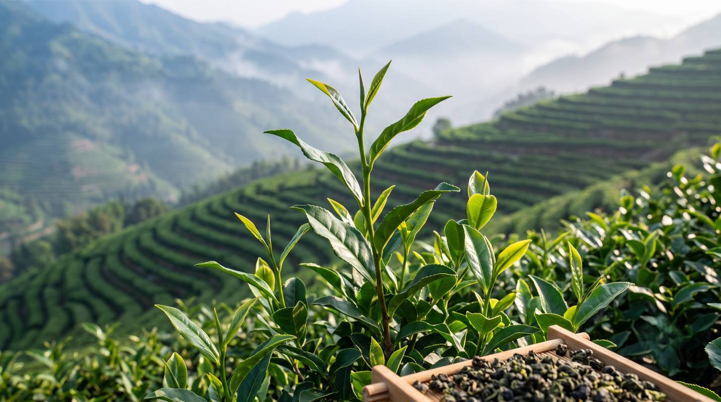 Tie Guan Yin theestruik in Anxi