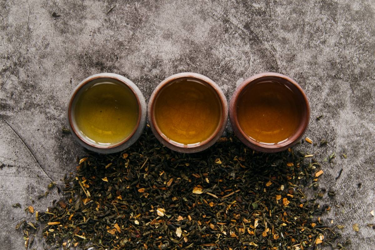 Bloemige oolong met bloesems