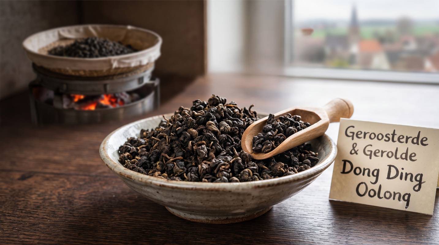 Geroosterde, gerolde Dong Ding oolong