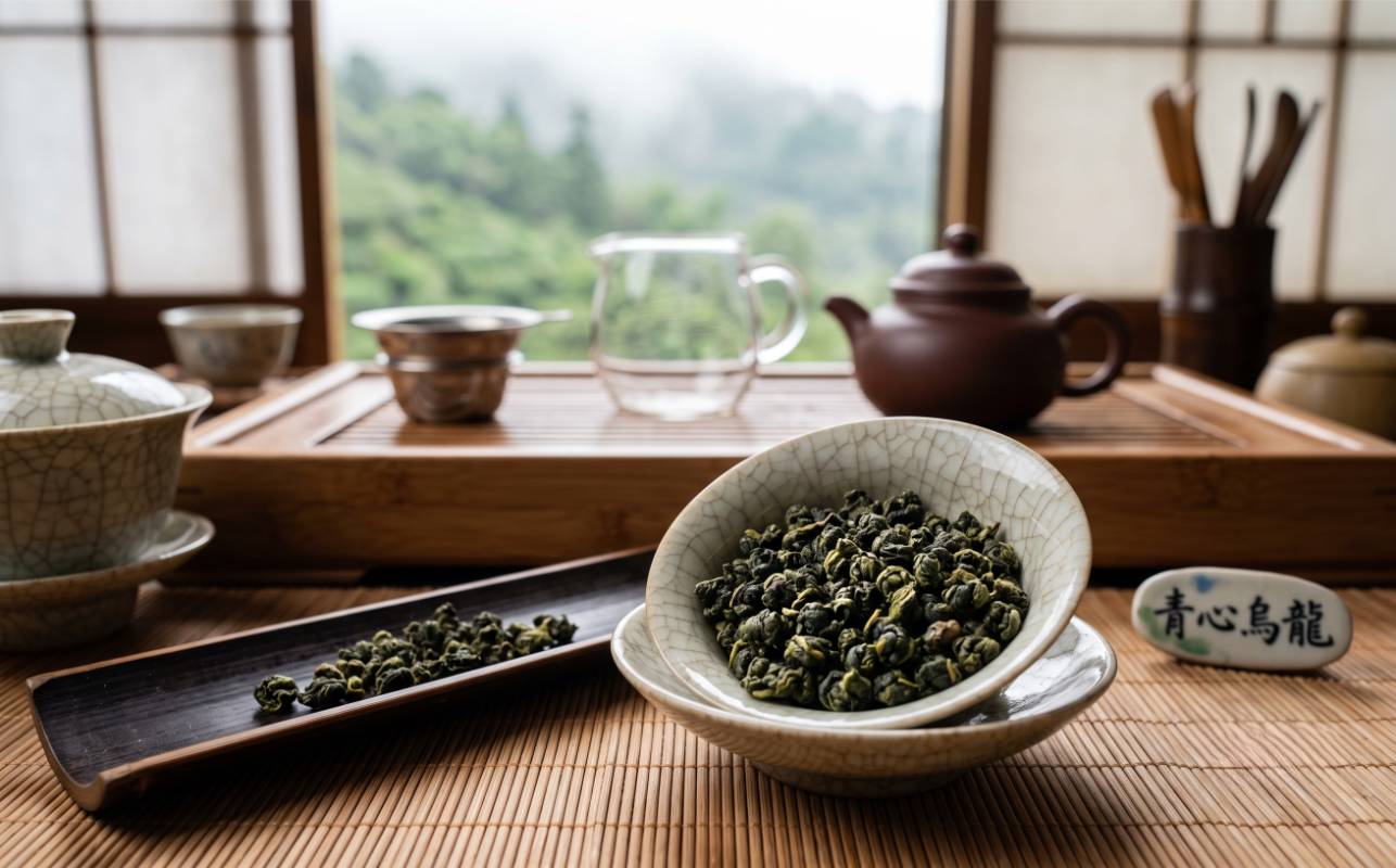 Elegante, gerolde Qing Xin oolong