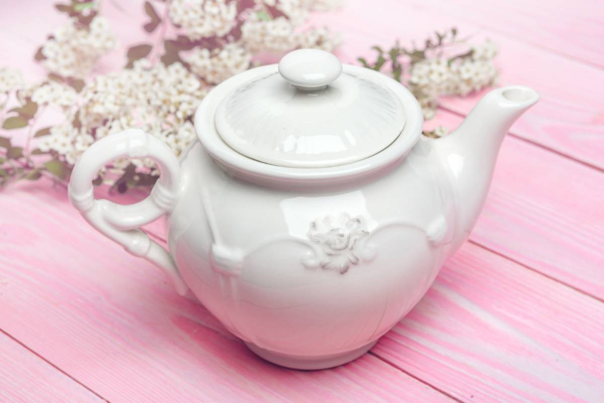 Porseleinen theepot voor oolong